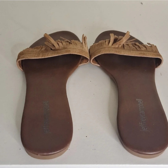Urban Outfitters  Jeffery Cambell Easy Fringe sandals SZ 7.5 - Picture 4 of 7